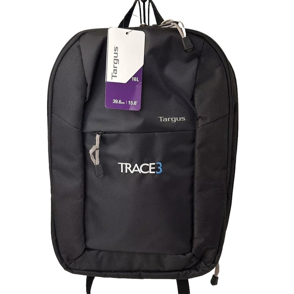 Targus Trace3 Black 16L Laptop Backpack School Travel Carry‎ On Bag